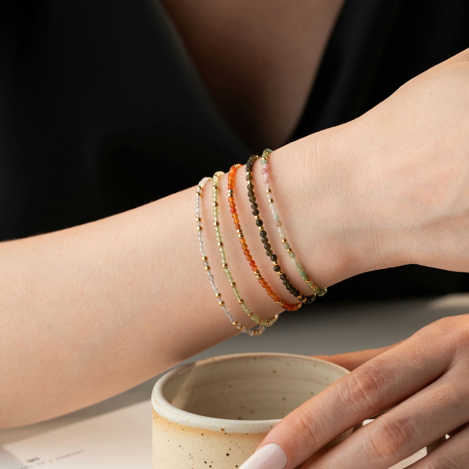 Skinny Tourmaline Bracelet