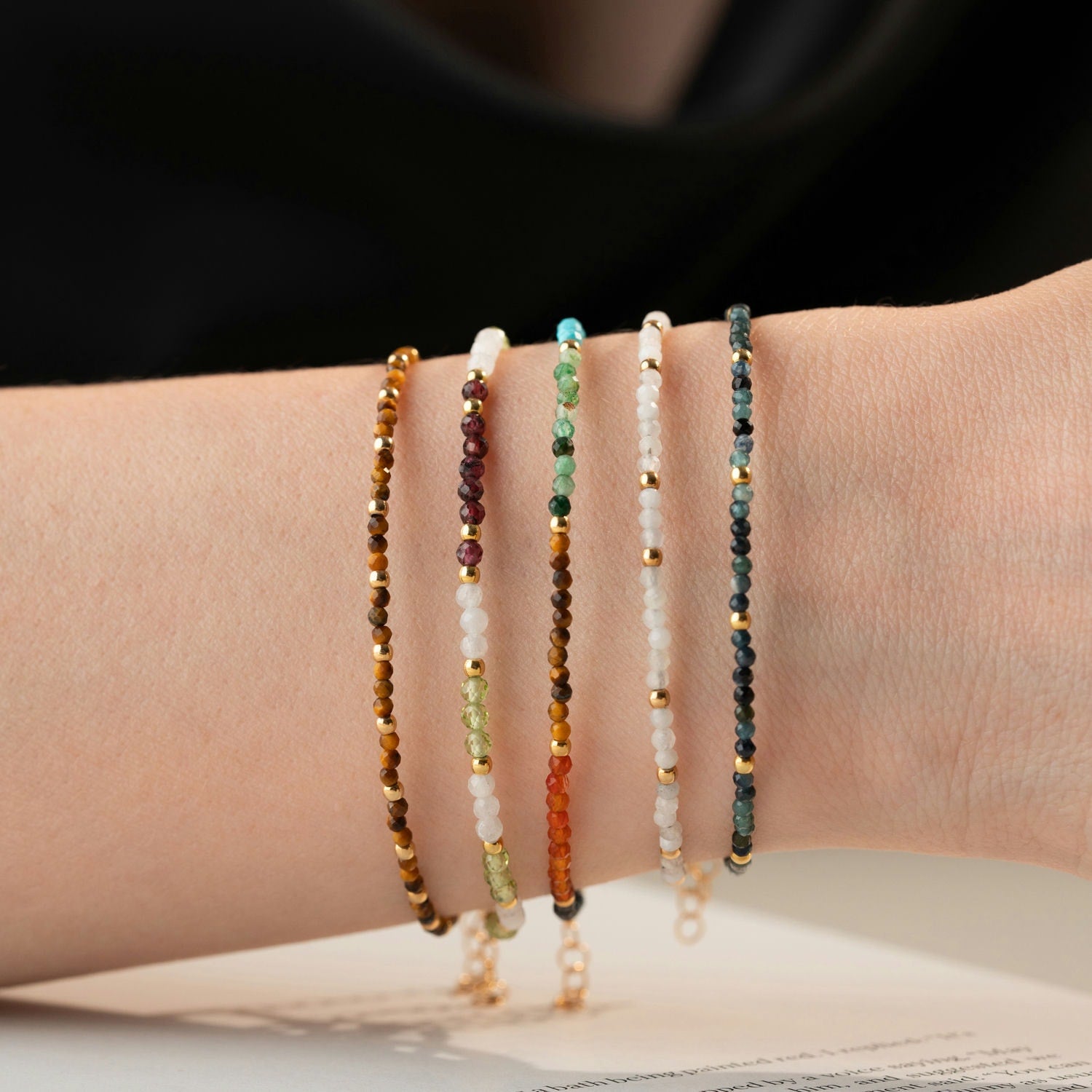 Skinny Tiger Eye Bracelet