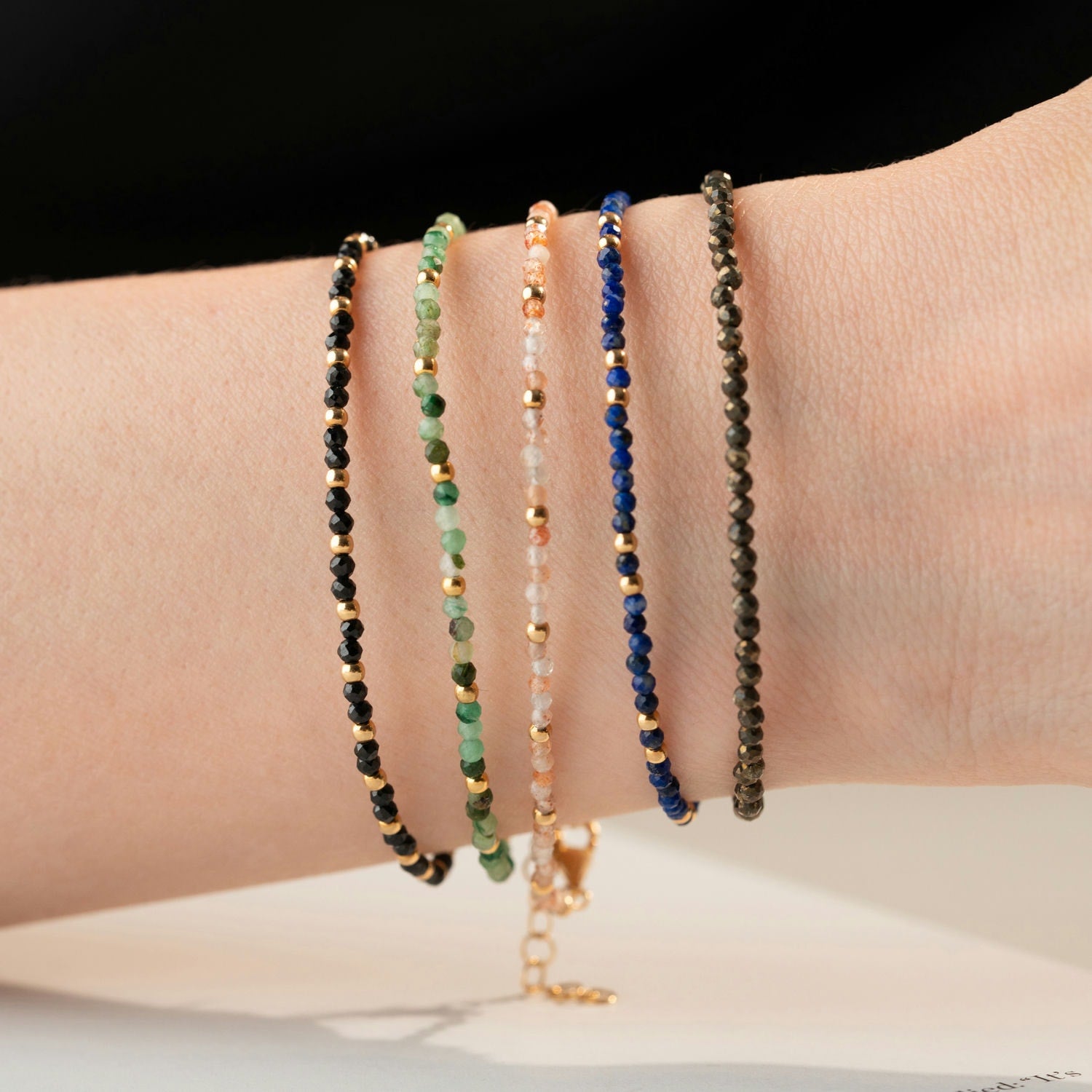 Skinny Emerald Bracelet