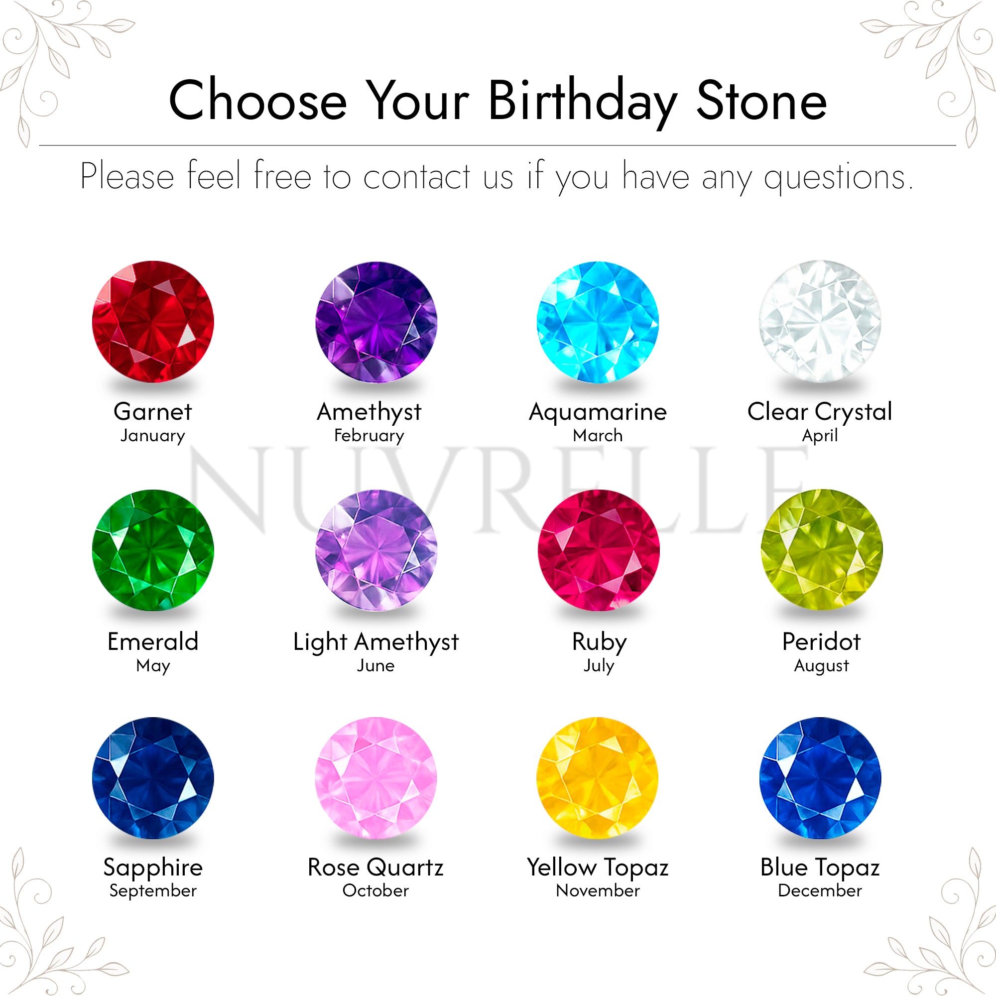 'The Personal Spark' Custom Name & Birthstone Necklace