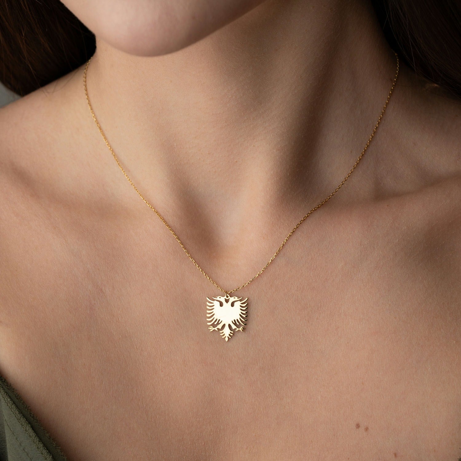 Shqiponja Albanian Eagle Necklace