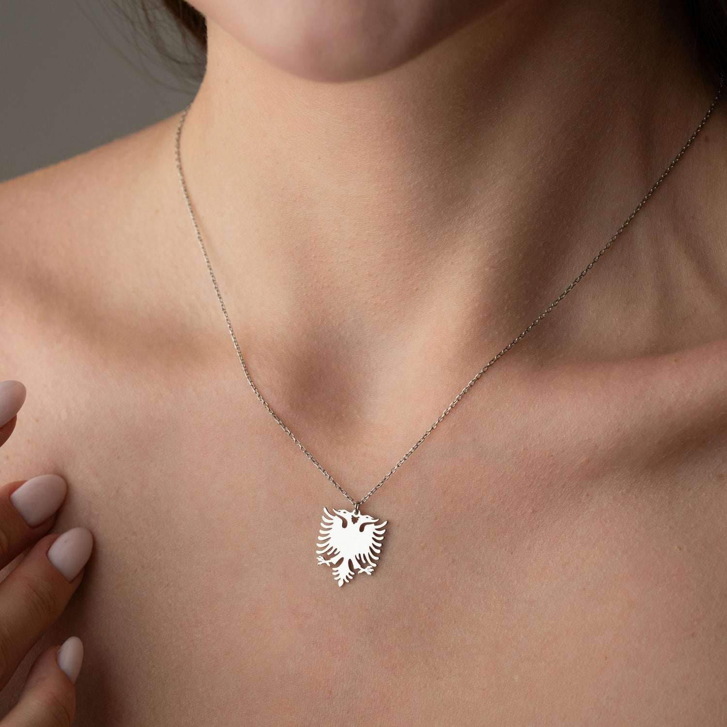 Shqiponja Albanian Eagle Necklace
