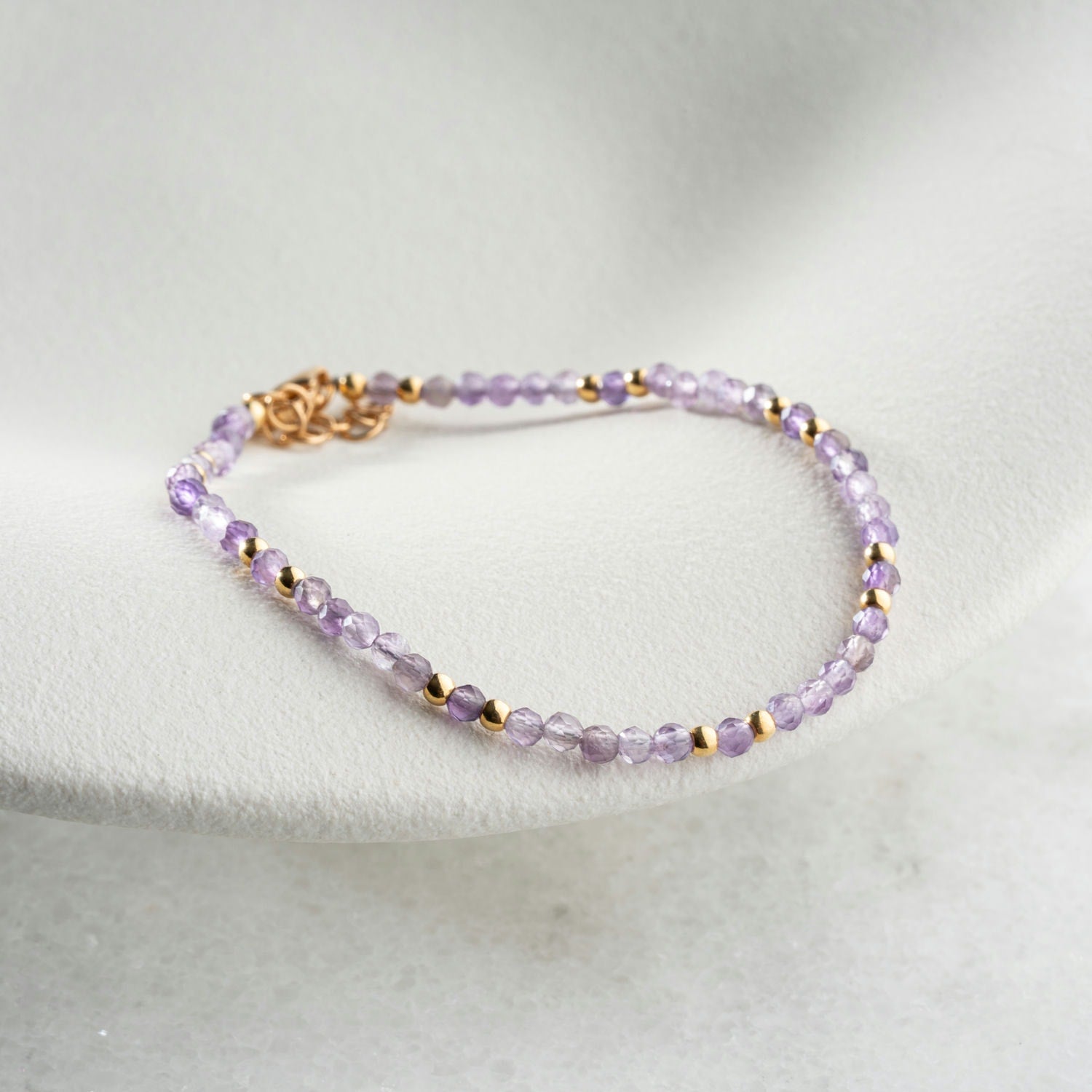 Skinny Amethyst Bracelet