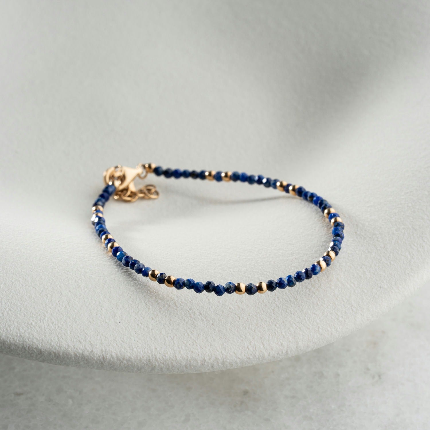Skinny Lapis Lazuli Bracelet