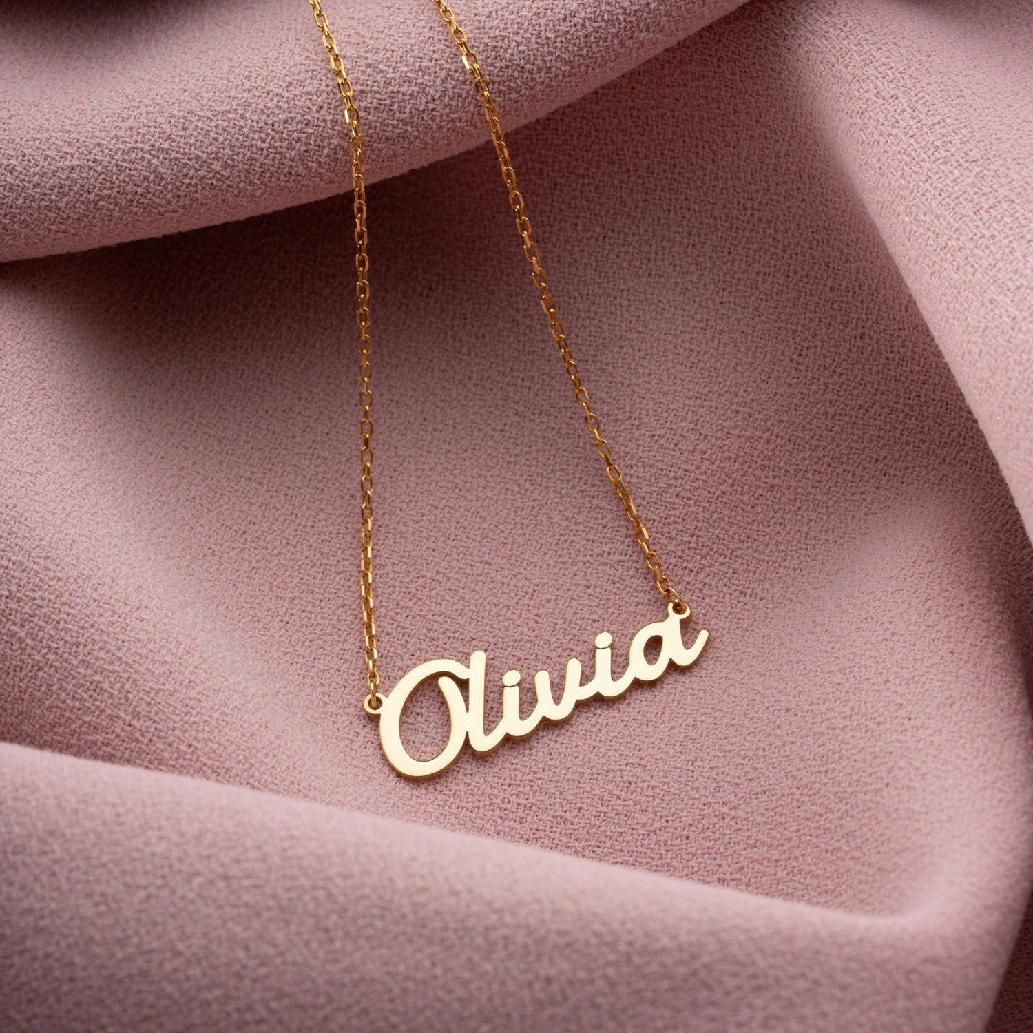 Personalised Name Necklace in Sterling Silver