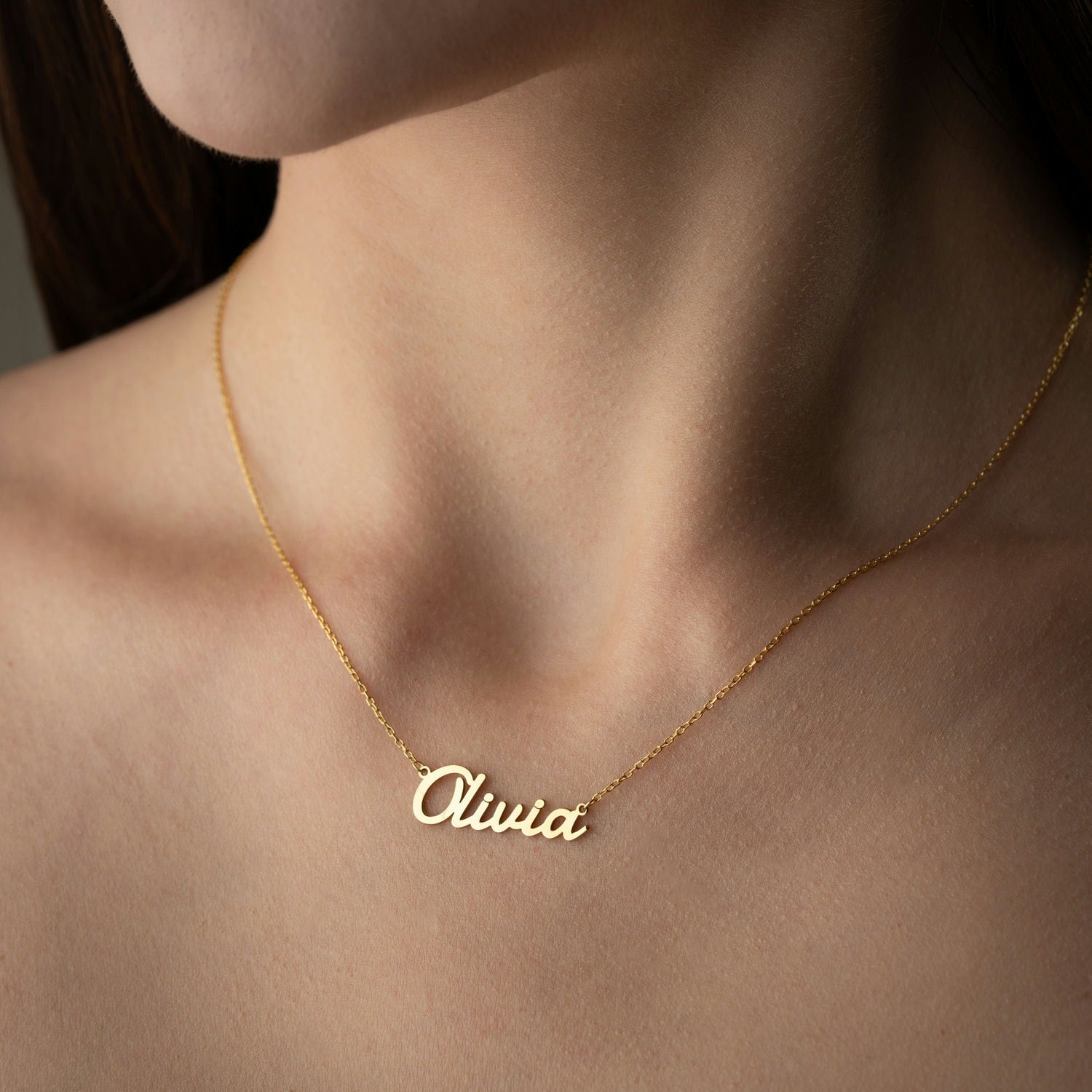 Personalised Name Necklace in Sterling Silver