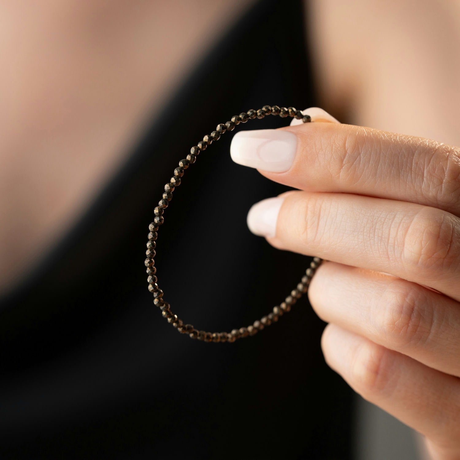 Skinny Pyrite Bracelet