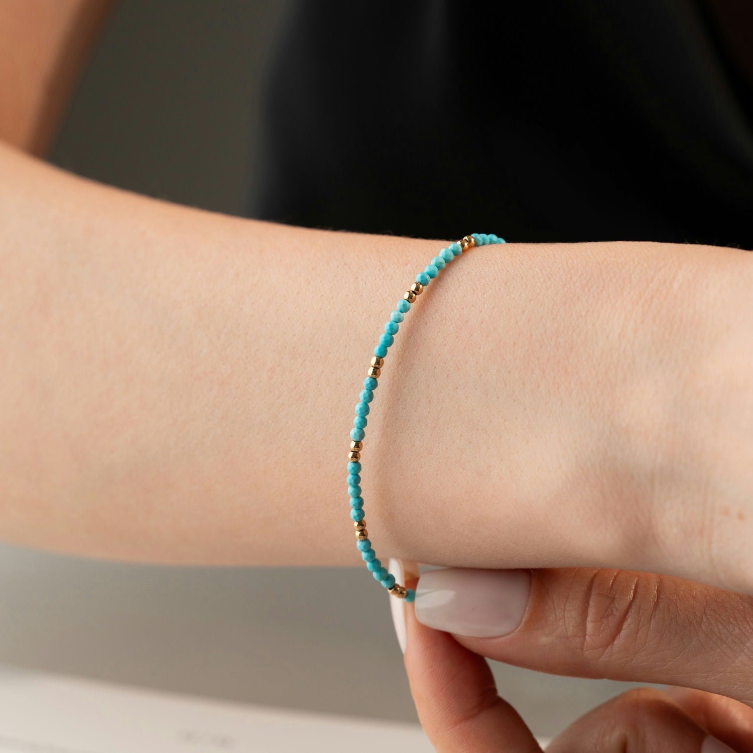 Skinny Turquoise Bracelet