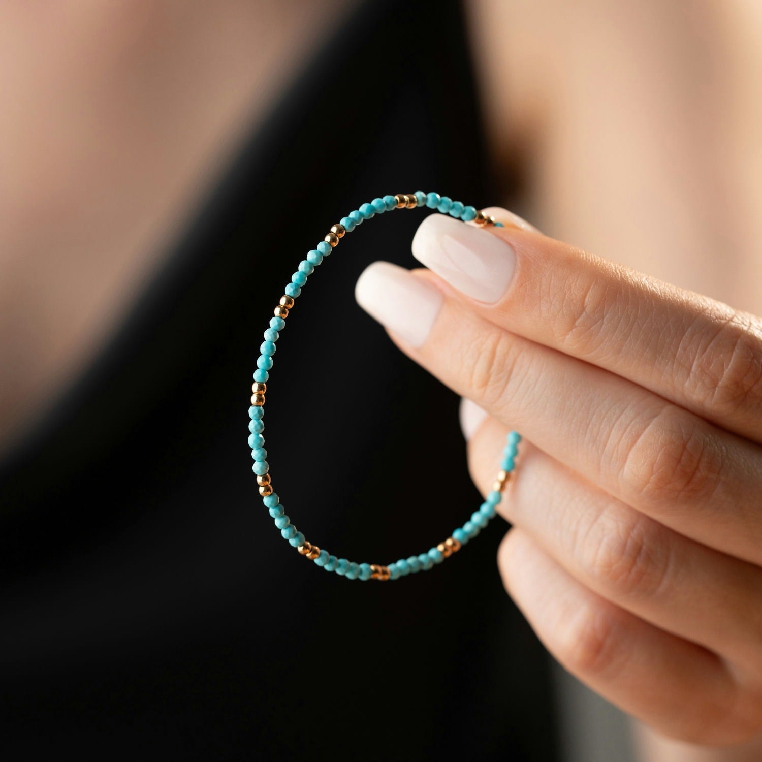Skinny Turquoise Bracelet