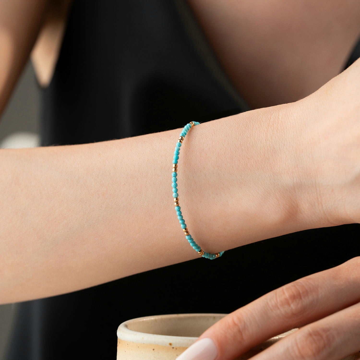Skinny Turquoise Bracelet