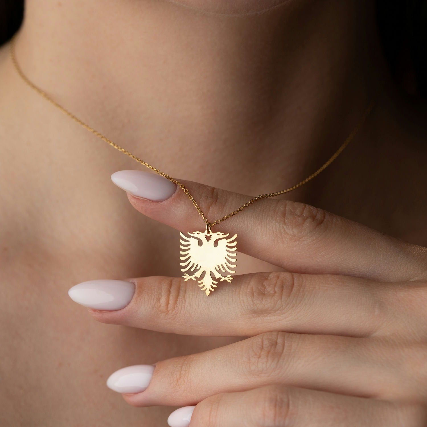 Shqiponja Albanian Eagle Necklace