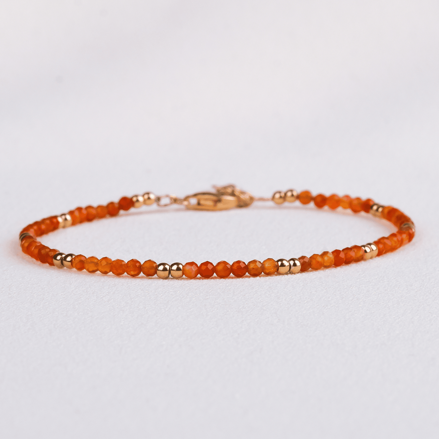 Skinny Carnelian Bracelet