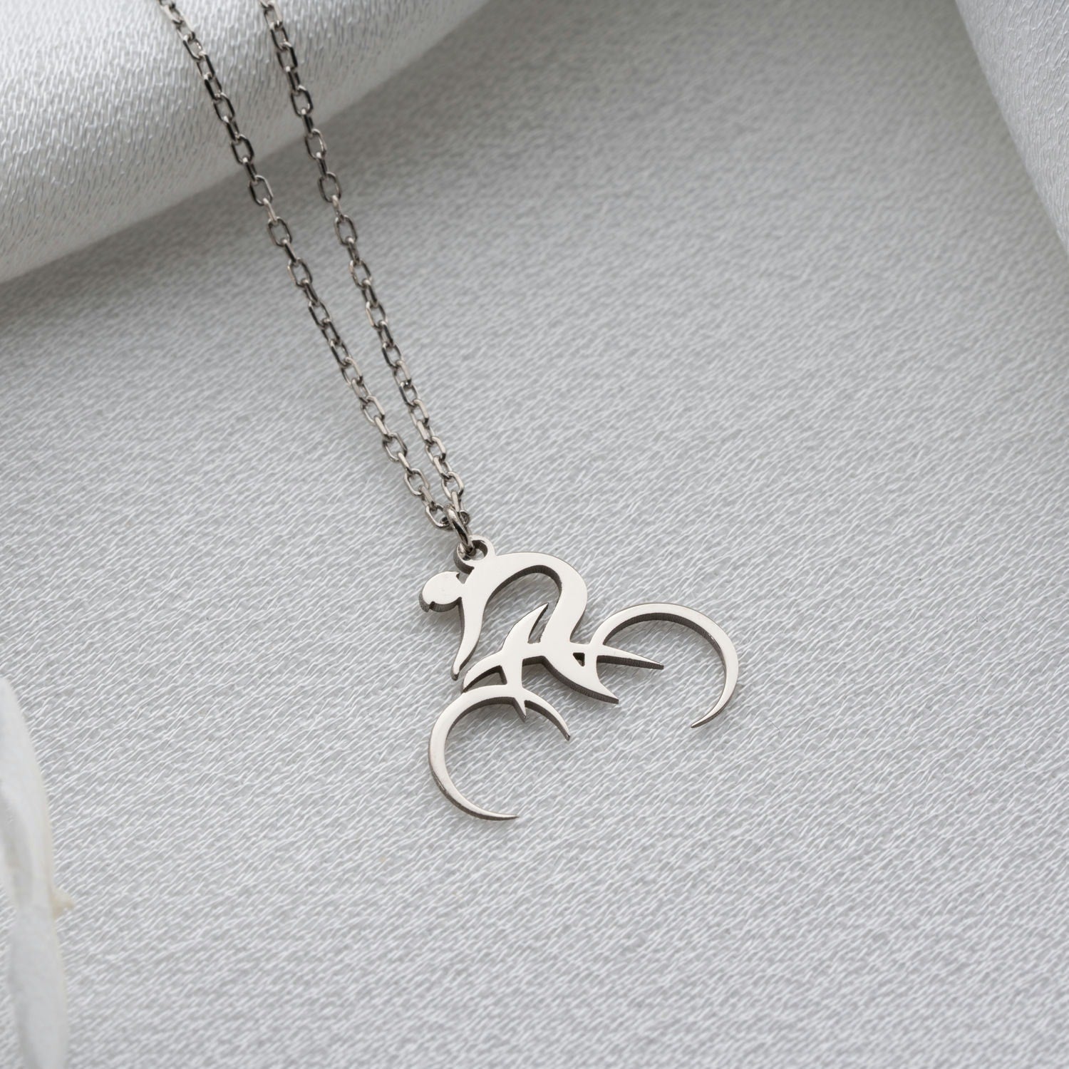Cyclist & Bike Necklace