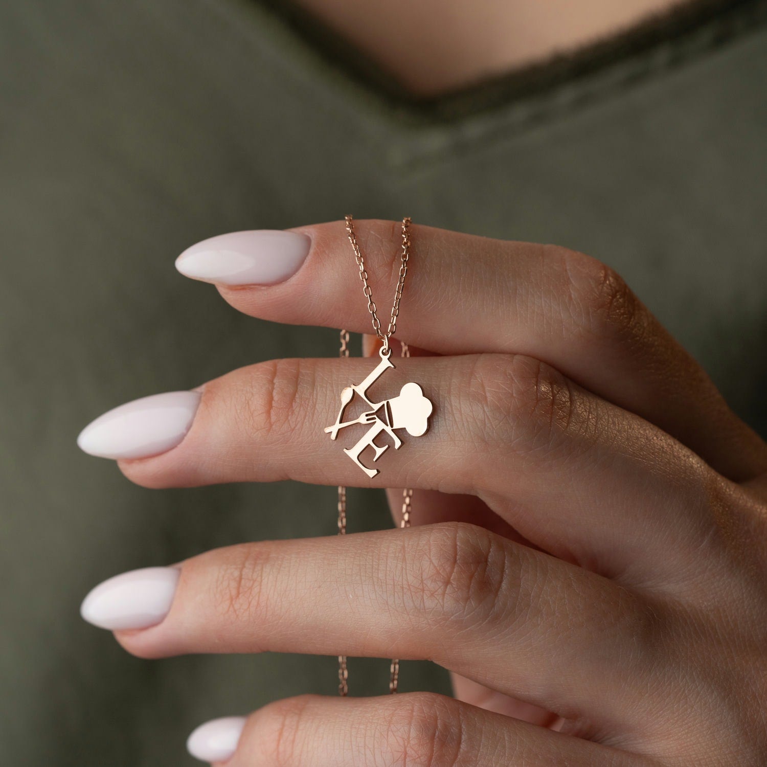 Love to Cook Chef & Baker Necklace