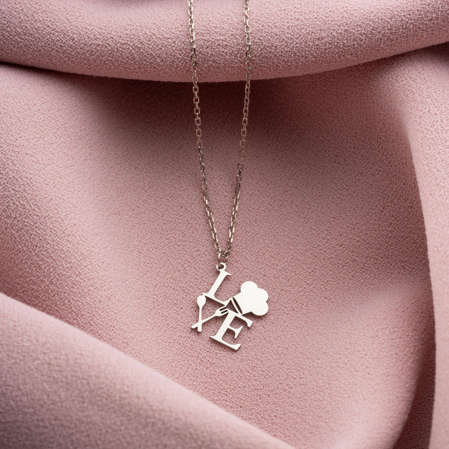 Love to Cook Chef & Baker Necklace