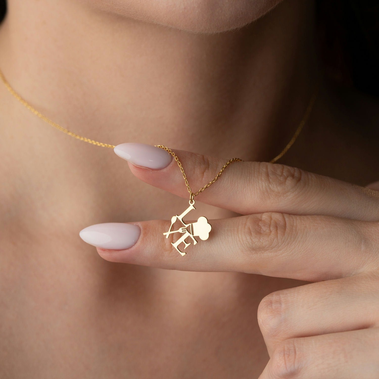 Love to Cook Chef & Baker Necklace