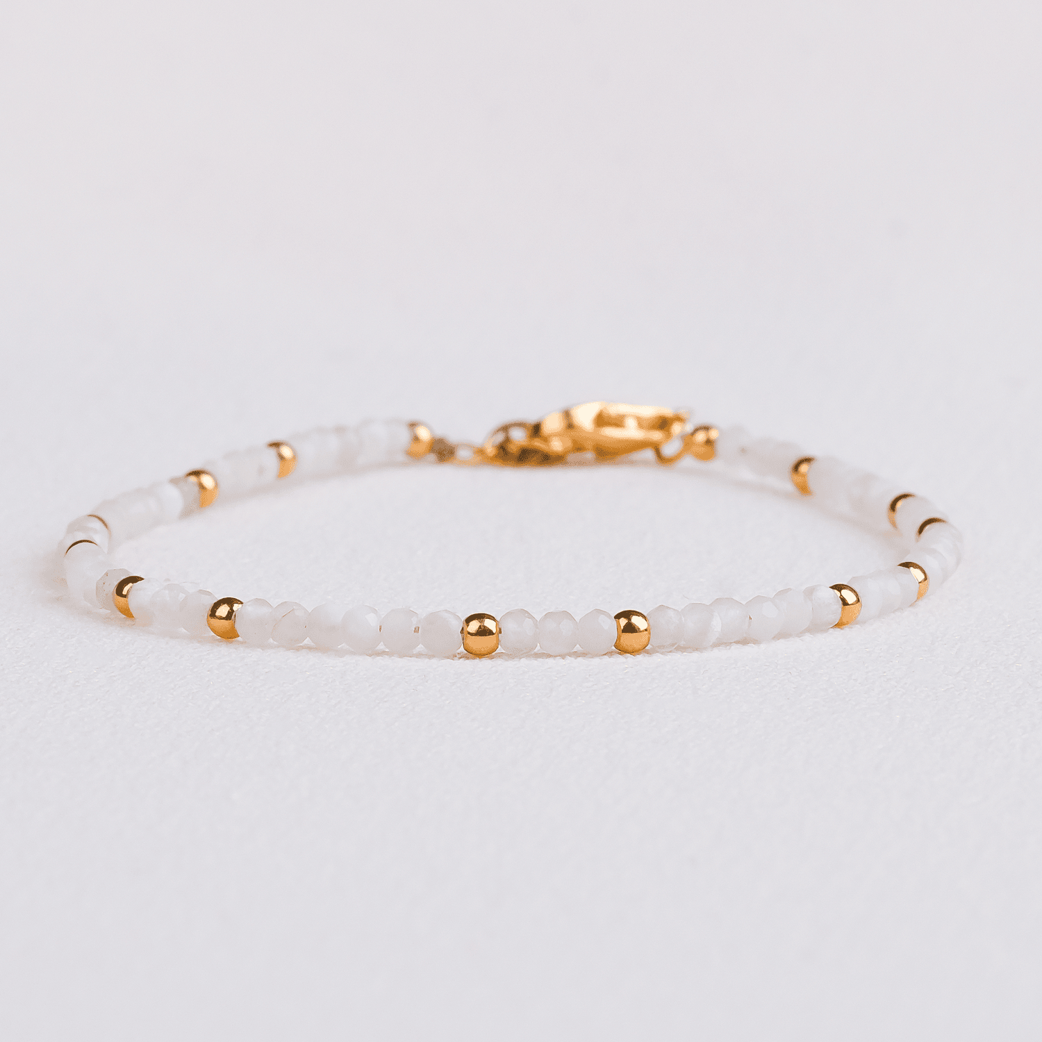 Skinny Moonstone Bracelet