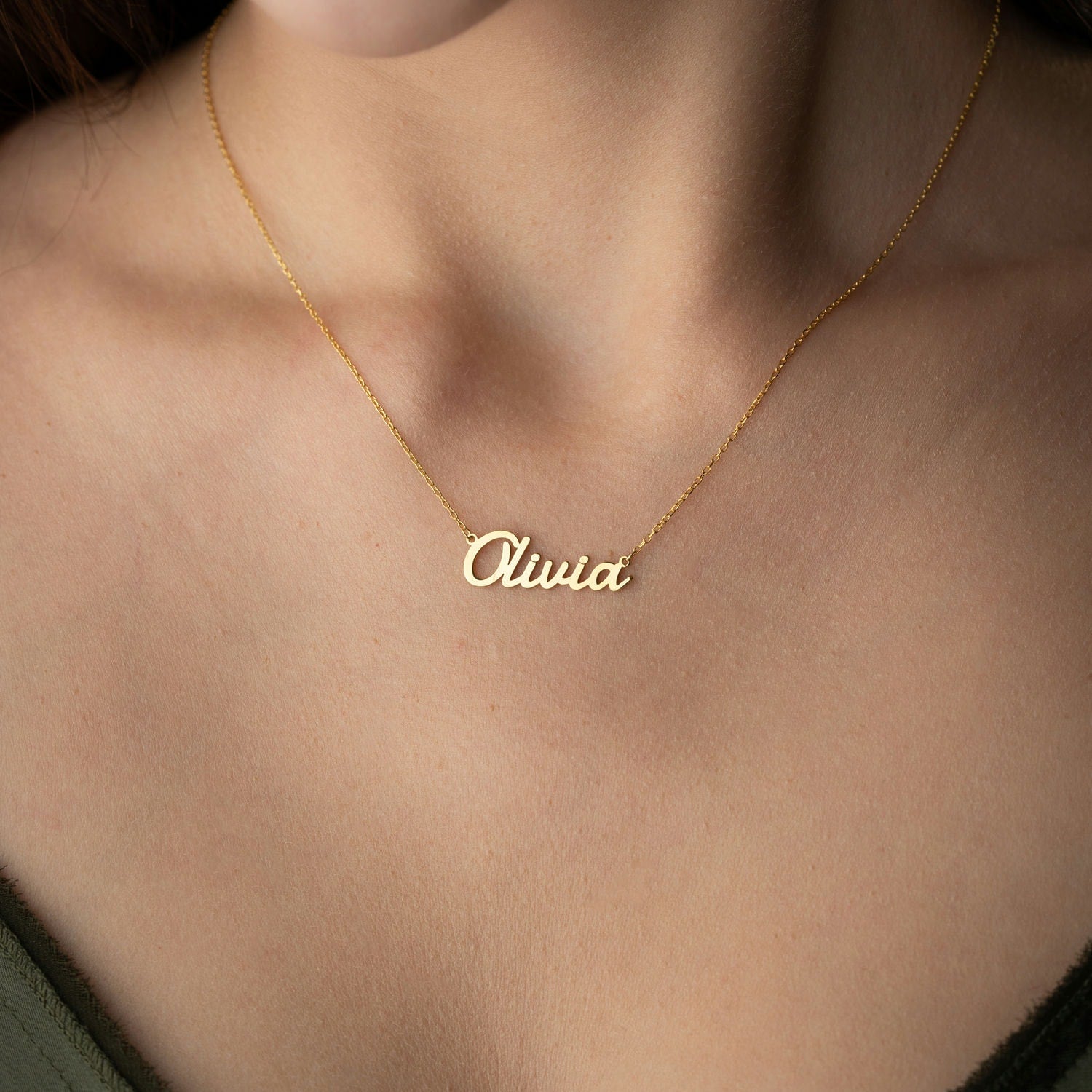 Personalised Name Necklace in Sterling Silver
