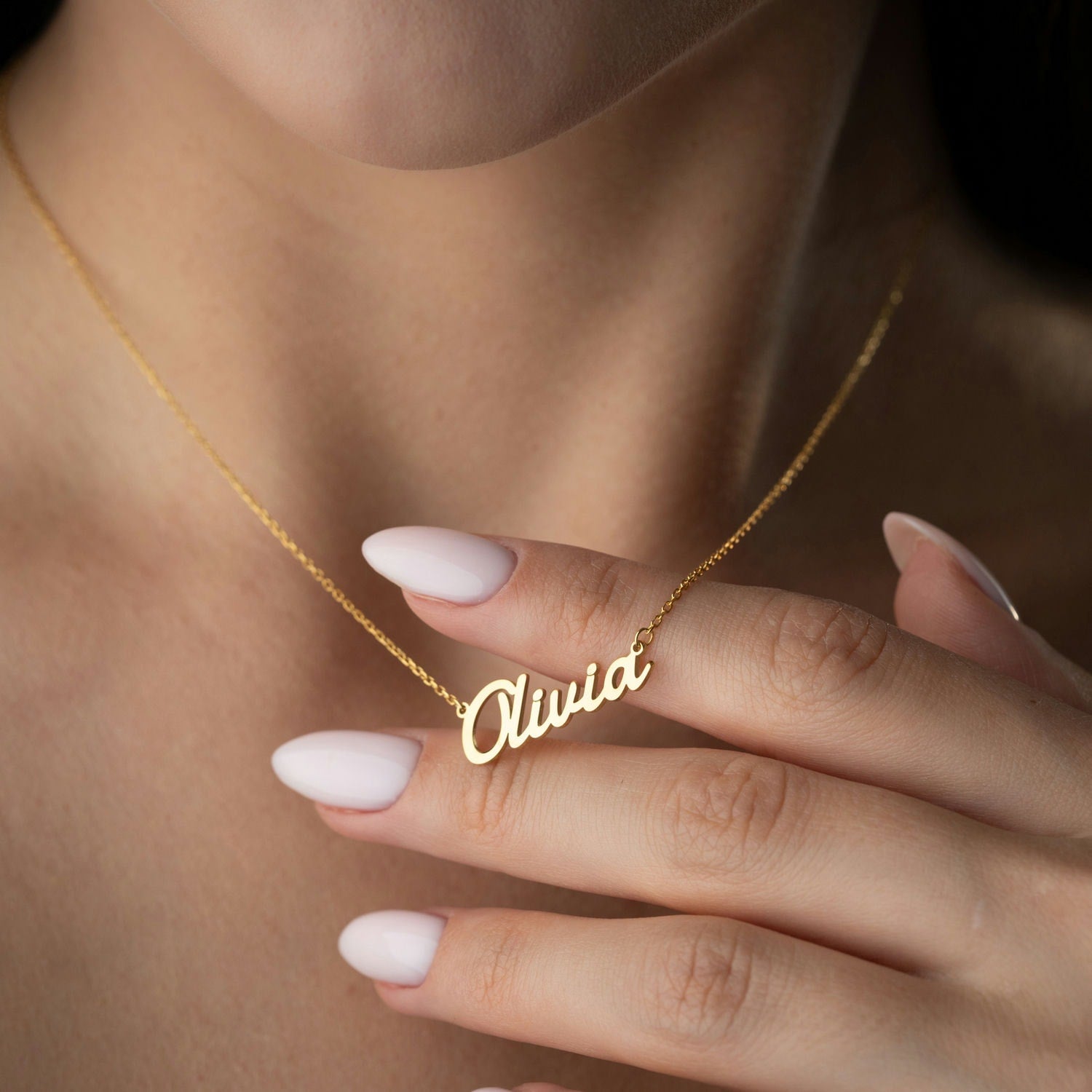 Personalised Name Necklace in Sterling Silver