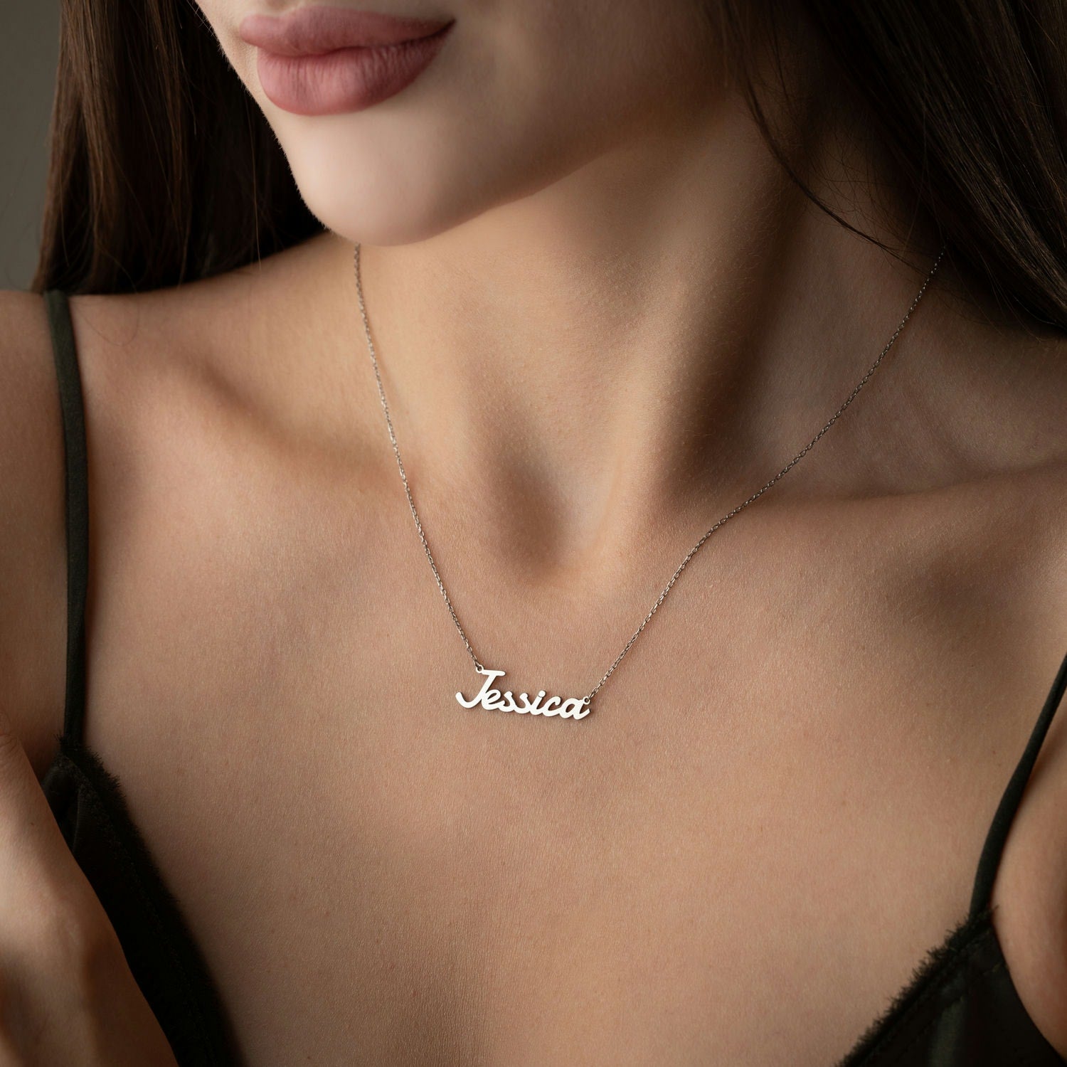 Personalised Name Necklace in Sterling Silver