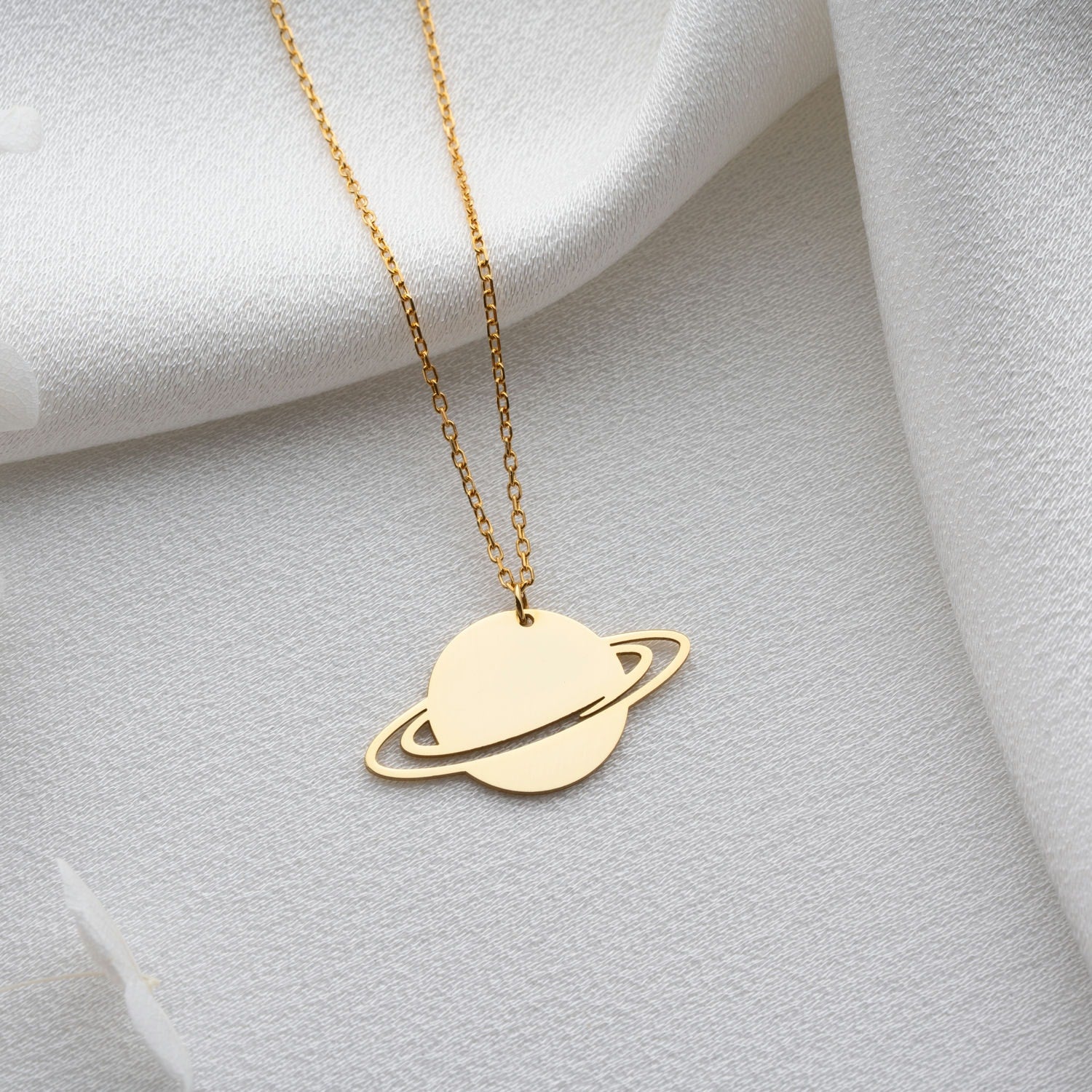 Written in the Stars Saturn Necklace