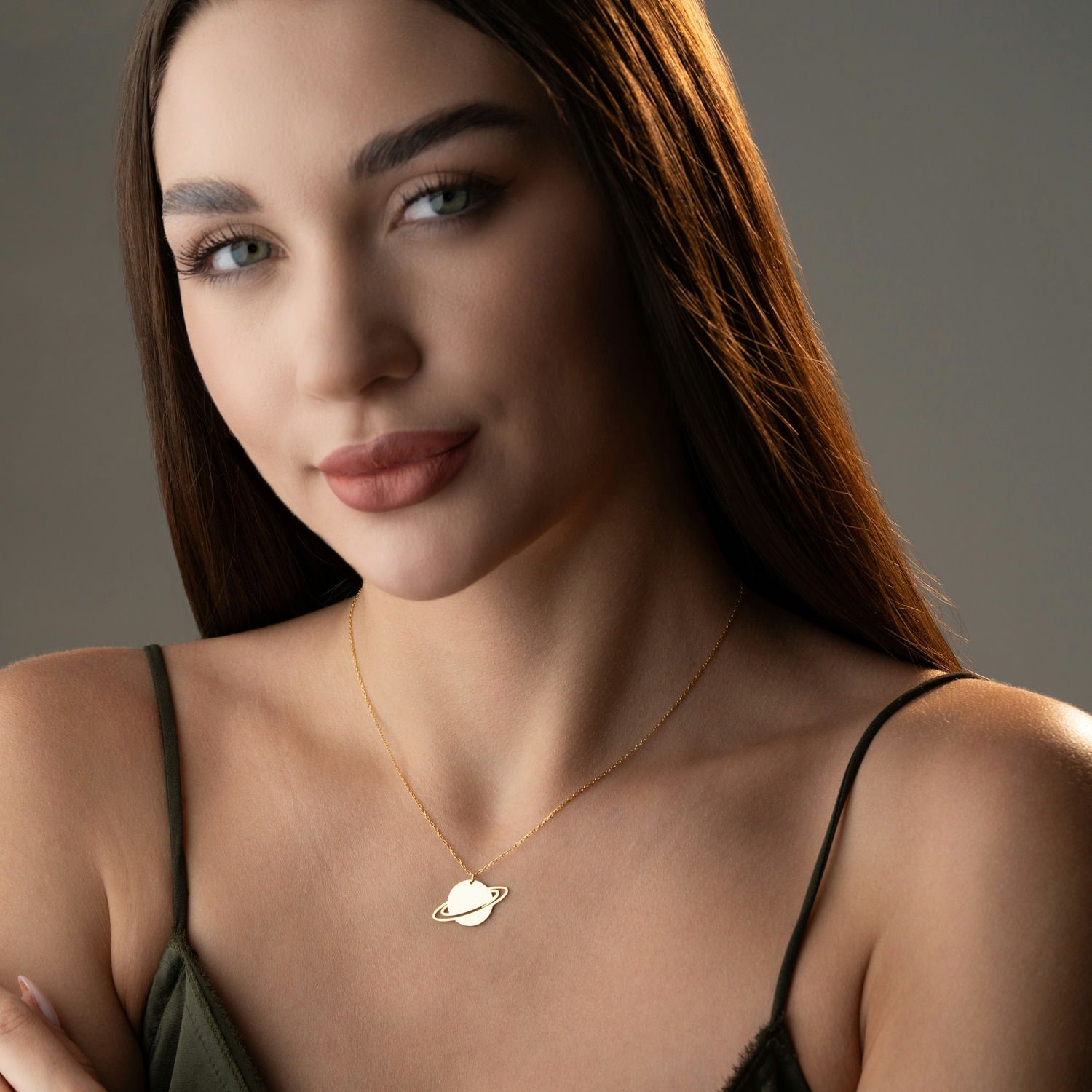 Written in the Stars Saturn Necklace