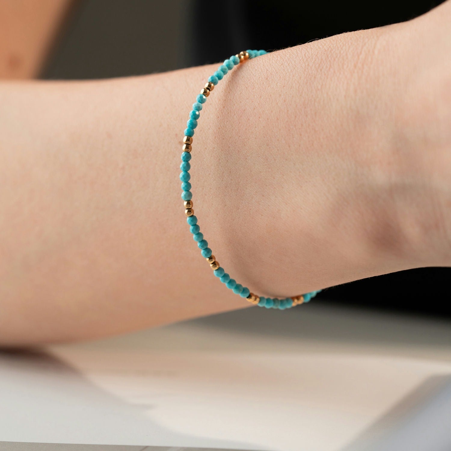 Skinny Turquoise Bracelet