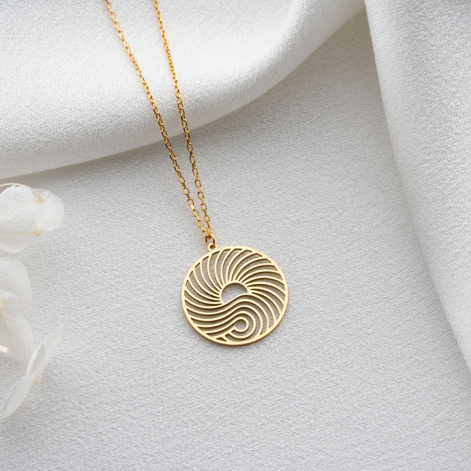 Sun & Wave Harmony Necklace
