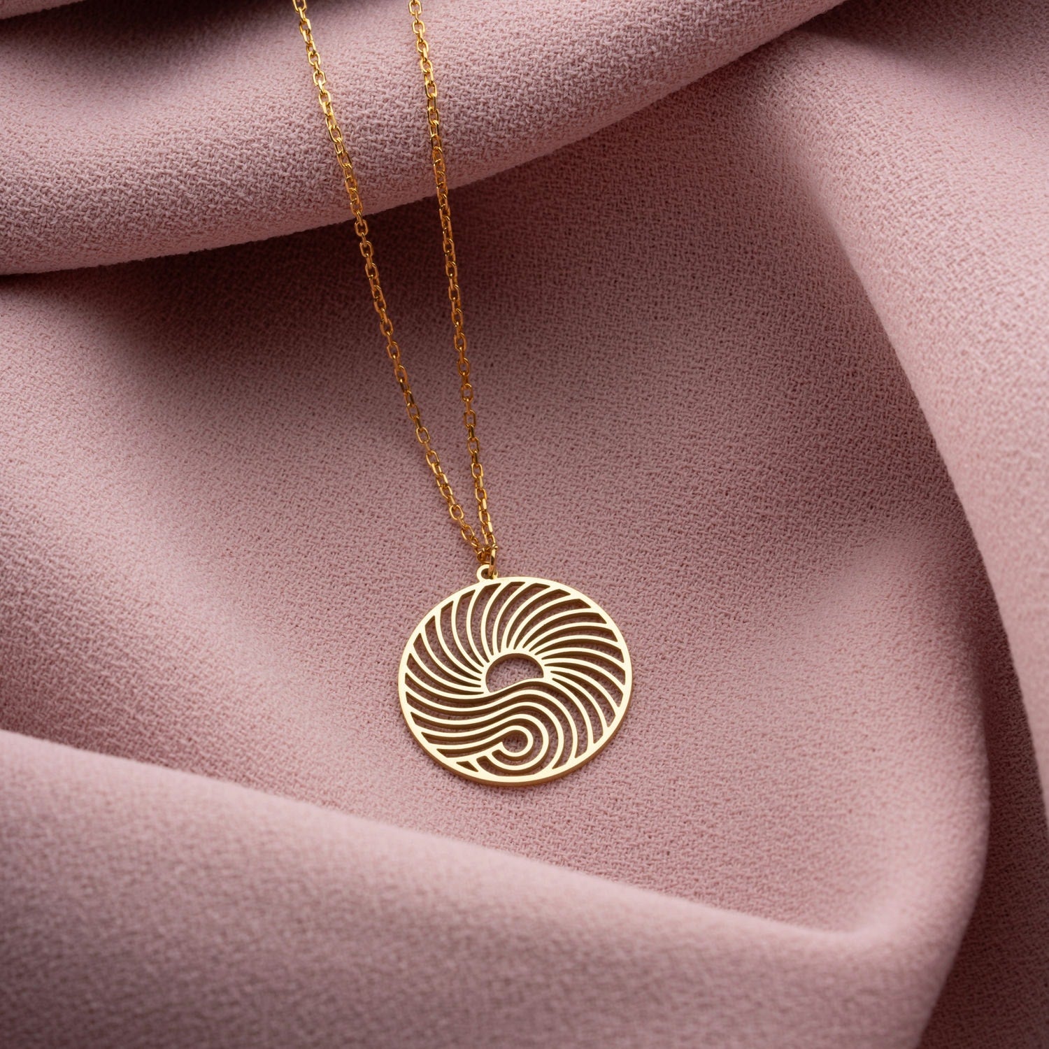Sun & Wave Harmony Necklace