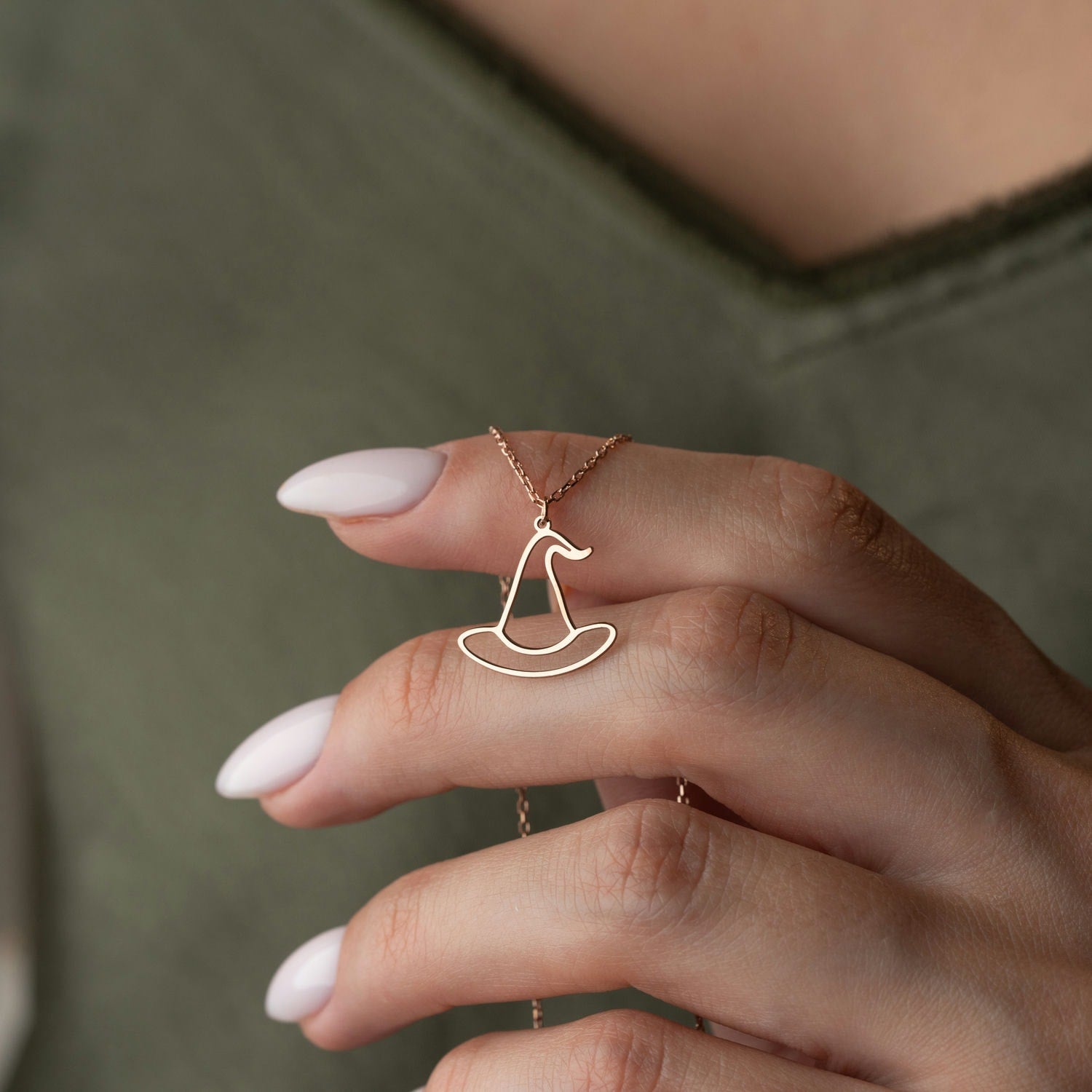 Little Book of Spells Witch Hat Necklace